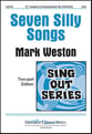 Seven Silly Songs Two-Part choral sheet music cover